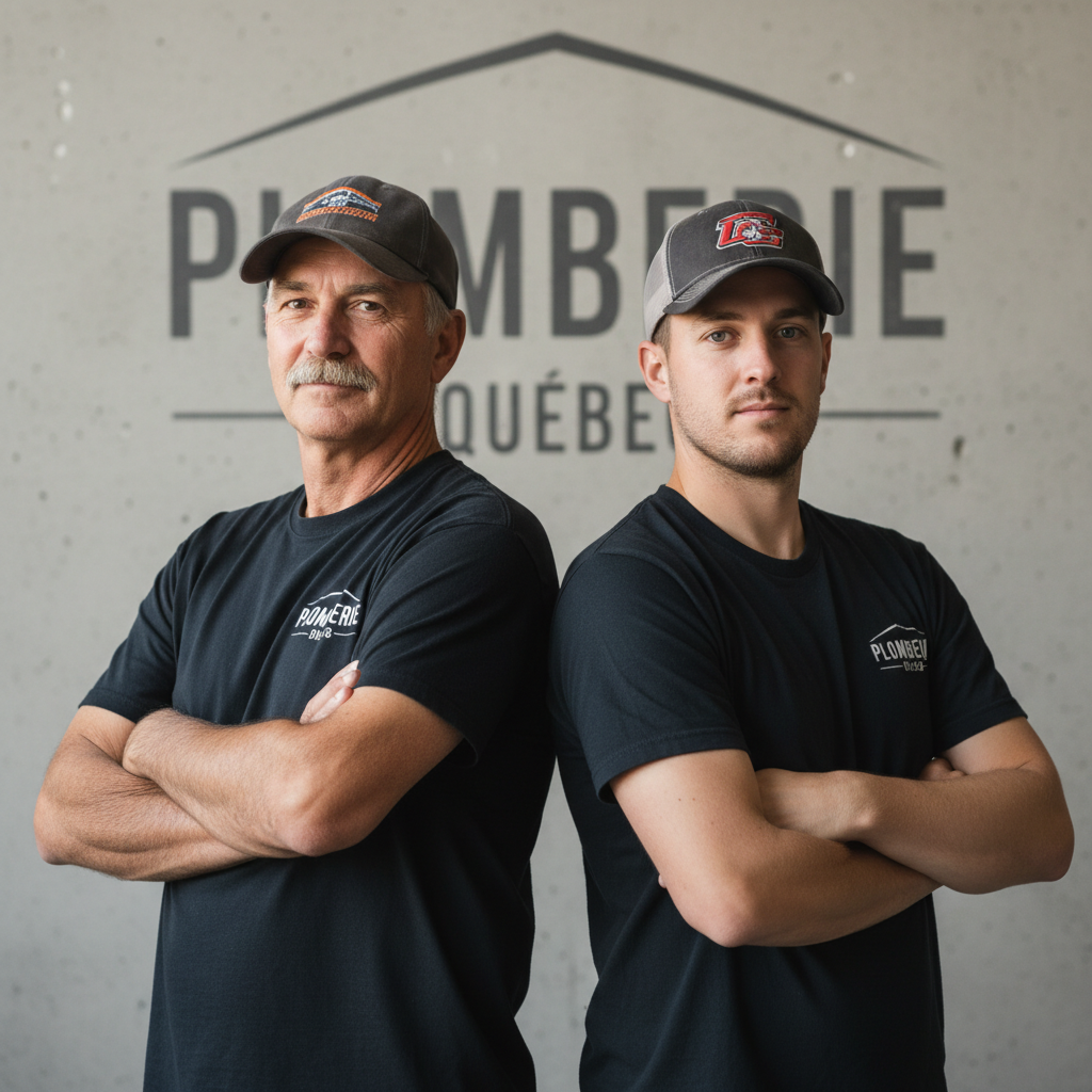 Gino Brousseau et son fils, atelier familial